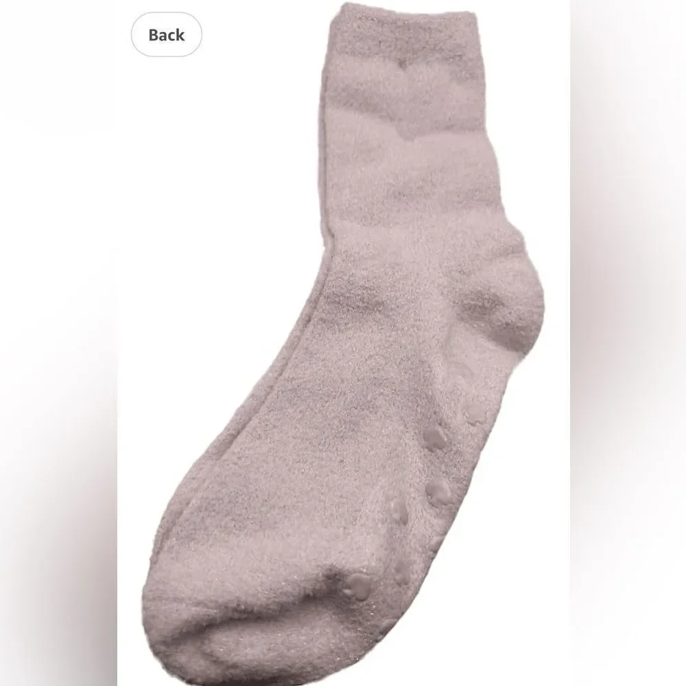 Kate Spade Valentine's Day Cozy Fuzzy Home Socks 2 Pack Black Pink Multi NWT